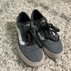 Vans Charcoal and White Casual Sneakers
